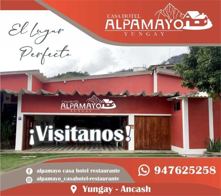 Alpamayo Casa Hotel - Restaurante Yungay Eksteriør bilde